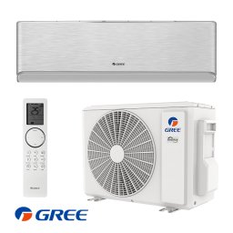 Aparat de aer conditionat inverter Gree Airy GWH24AVEXF-K6DNA1A , 24 000BTU, 48 m², A+++/A++, Wi-Fi, R-32, Argintiu