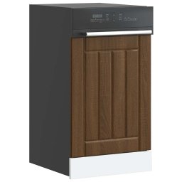 Gossi panou pentru masina de spalat vase "lucca" lemn stejar maro