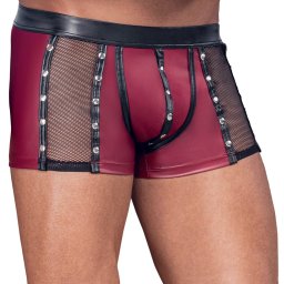 NEK Tight-fitting Net & Studs Pants 2133547 Red-Black L