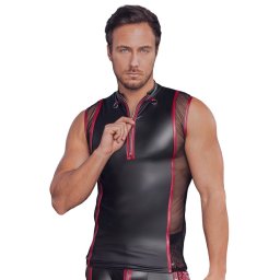 NEK Matte Look Shirt 2161982 Black-Red L