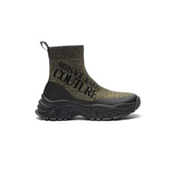 VERSACE JEANS COUTURE Sneakers Fondo Hiker Dis. 81 Knitted+Coated 73VA3SV5ZS427 g89 black/gold