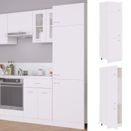 Dulap pentru frigider, alb, 60 x 57 x 207 cm, PAL GartenMobel Dekor
