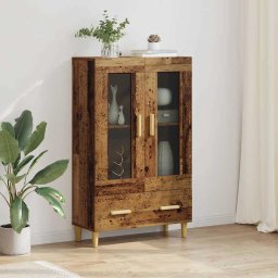 Bufet cu sertar Lemn Vechi 70 x 31 x 115 cm Lemn compozit GartenMobel Dekor