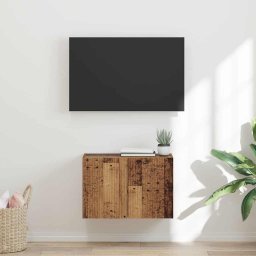 Dulap TV de perete Lemn Vechi 59,5 x 31 x 40 cm Lemn compozit GartenMobel Dekor