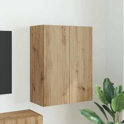 Dulap TV de perete Pe perete Stejar Artizanal 59,5 x 31 x 80 cm GartenMobel Dekor
