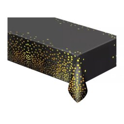 Beauty & Charm: Față de masă cu buline negru-aurii