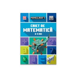 Minecraft - Caiet de matematica 8-9 ani