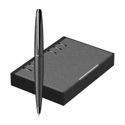 Set Pix Cross ATX negru + Agenda B6 in caseta de cadou