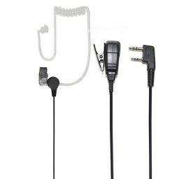 Casca cu microfon si tub acustic PNI HS82L cu 2 pini mufa PNI-K, lungime cablu 160 cm, negru