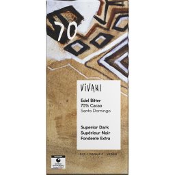 Ciocolata amaruie 70% cacao bio 80g