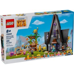 LEGO® Minions Despicable Me 75583 - Resedinta de familie a lui Gru si a minionilor