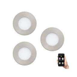 Eglo 900111 - Set cu 3 aplice LED reglabile pentru baie FUEVA-Z 2,8W/230V IP44