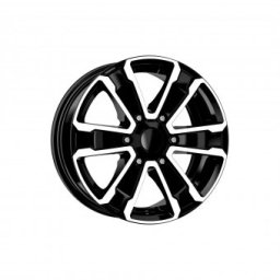 Set jante auto Kormetal R16 7J 6x130 ET45 Negru+ diamond cut Mercedes Sprinter , Vw Crafter