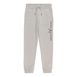 TOMMY HILFIGER Pantaloni bleumarin / gri deschis / roși aprins / alb