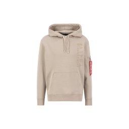 ALPHA INDUSTRIES Pulover nisipiu / roșu