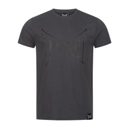 Tapout Tricou gri metalic / negru
