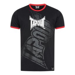 Tapout Tricou 'Trashed' gri închis / roșu / negru / alb