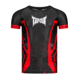 Tapout Tricou funcțional 'Kendall' roșu orange / negru / alb