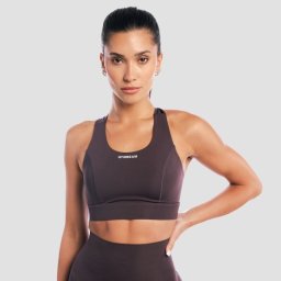 GymBeam Sutien sport Aura Tee Brown XXL