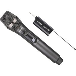 Microfon Wireless AKAI AMW-200, Transmisie Audio Digitala, Negru