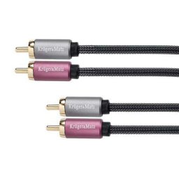 Accesorii Audio Hi-Fi CABLU 2RCA-2RCA 3.0M KRUGER&MATZ