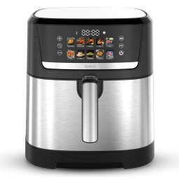 Friteuza AF8.5-S2000D, 2000 W, 8.5 l, 10 programe, Inox