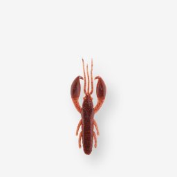 Nălucă flexibilă formă rac cu atractant YUBARI CRW 2.5" 6.5cm BLACK RED CRAW