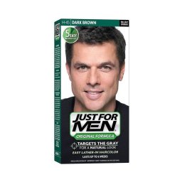 Sampon colorant pentru barbati, fara amoniac Just For Men H - 45 saten inchis