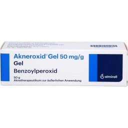 Akneroxid gel antiacneic 5%, 50 gr, Almirall