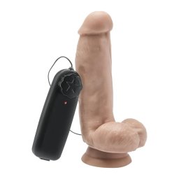 Dildo Vibrator Realist PVC – 15 cm, Vibrații Reglabile