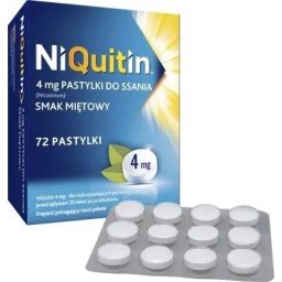Niquitin menta impotriva fumatului 4 mg, 72 pastile