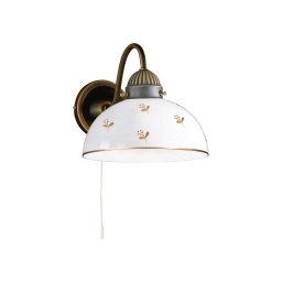 Kolarz 731.61.170 - Aplica de perete NONNA, 1xE27/75W/230V, cu decor floral, aur roz