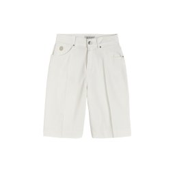 TRUSSARDI JEANS 56J00173/1T005763/H/001 5 Pocket High Waist Short w002 white alyssum
