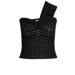 JJXX Top Jxneye One Shoulder Knit 12275504 C-N10 black