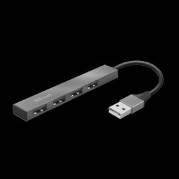 Trust Halyx Aluminium 4 Mini USB Hub TR-23786 (timbru verde 0.8 lei)