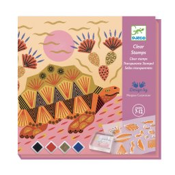 Joc creativ cu stampile modele si animale, djeco