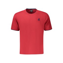 US GRAND POLO MEN'S SHORT SLEEVE T-SHIRT RED