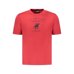 US GRAND POLO MEN'S SHORT SLEEVE T-SHIRT RED