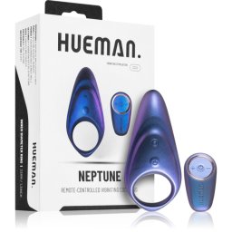 HUEMAN Neptune Vibrating Cock Ring + Remote inel pentru penis 10,7 cm