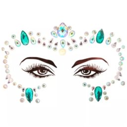 Autocolant 3D Face, Crystal Tattoo, CRM, strass, multicolor