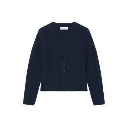 Marc O'Polo Geacă tricotată bleumarin