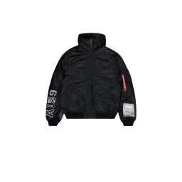 ALPHA INDUSTRIES Geacă de iarnă roșu / negru / alb