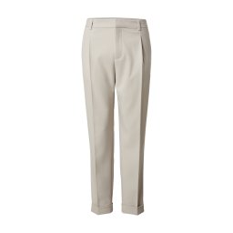 DAN FOX APPAREL Pantaloni cu dungă 'Dustin' gri deschis
