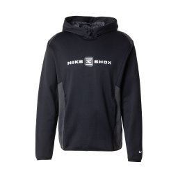 Nike Sportswear Bluză de molton 'SHOX' gri închis / negru / alb