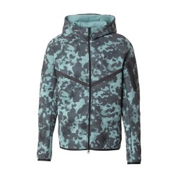 Nike Sportswear Hanorac 'TECH FLC' turcoaz / gri închis