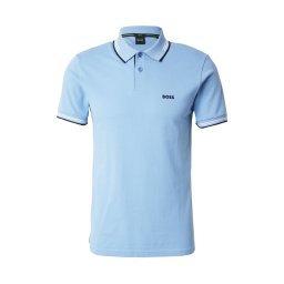 BOSS Tricou 'Paul' bleumarin / albastru deschis