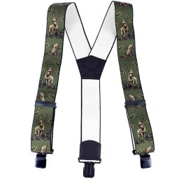 Bretele de vânătoare pentru pantaloni, Cerb