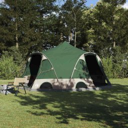 Cort cu dome cu acoperis cu depozitare Verde 505 x 450 x 248 cm GartenMobel Dekor