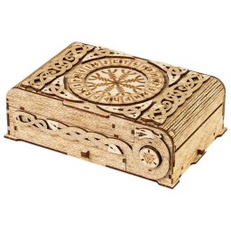 Puzzle 3D, din lemn, electric, Cufar nordic, 202 piese