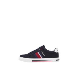 JACK & JONES Sneaker low 'Gordon' albastru marin / bleumarin / roșu / alb
